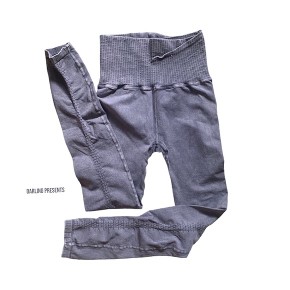 FREE PEOPLE GOOD KARMA ULTRA HIGH RISE LEGGINGS - Picture 4 of 8